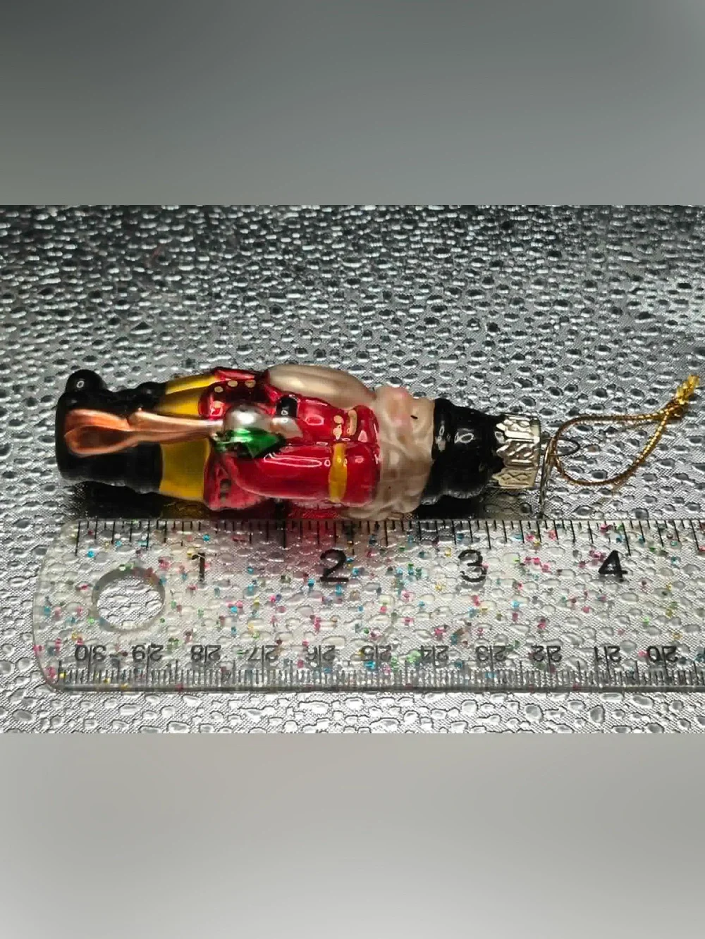 Vintage Hand-blown Glass Pacconi Christmas Ornaments - Santa, Nutcracker, Bear
